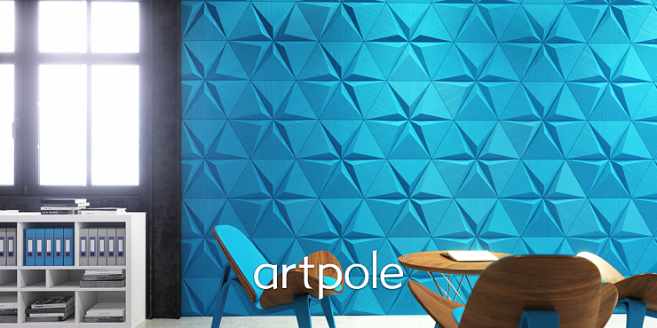 Гипсовые 3D панели ARTPOLE SIRIUS platinum