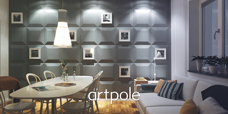 Гипсовые 3D панели ARTPOLE CHOCO platinum