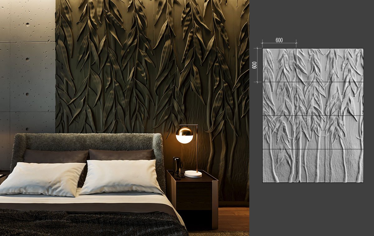 Барельеф Deco Line B-81 WILLOW