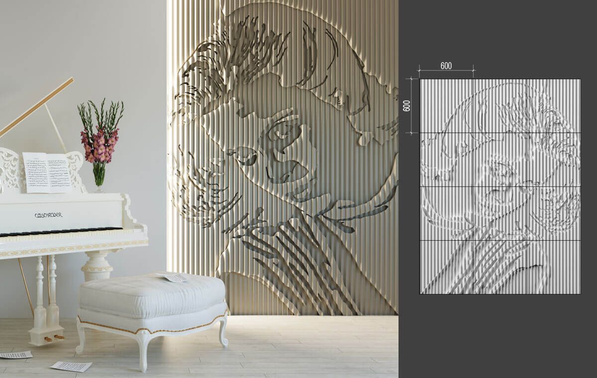 Барельеф Deco Line B-34 PORTRAIT