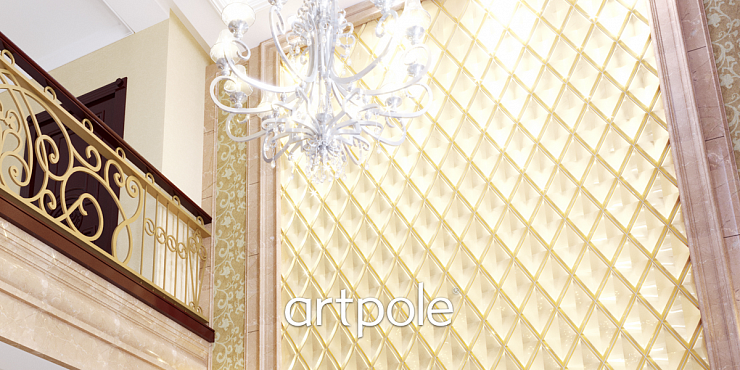 Гипсовые 3D панели ARTPOLE ROMBUS platinum