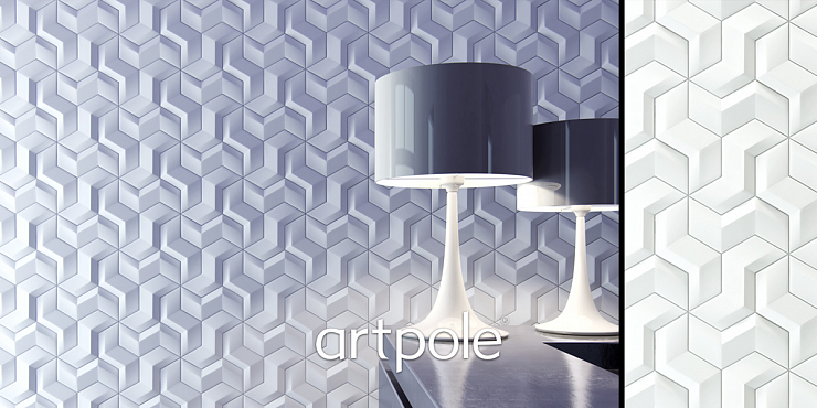 Гипсовые 3D панели ARTPOLE MERCURY platinum