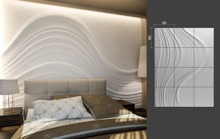 Барельеф Deco Line B-19 BIG WAVE