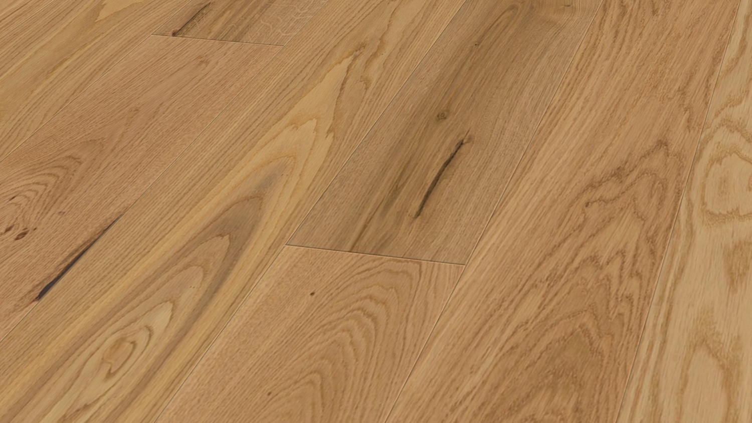 Паркетная доска Weitzer Parkett Diele 1800 Дуб 62042 ProVital finish lebhaft