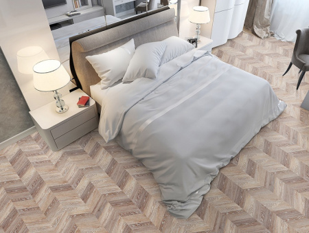 Пробковый пол CORKSTYLE CHEVRON Brown