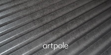 Гипсовые 3D панели ARTPOLE ZIGZAG platinum