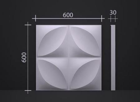 3D гипсовая панель DECO LINE MODERN M-21