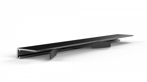 Микроплинтус Лайн Ликорн С-05.25.3 черный
