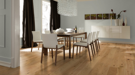 Паркетная доска Weitzer Parkett Diele 1800 Дуб 62042 ProVital finish lebhaft