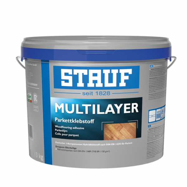 Эластичный однокомпонентный паркетный клей STAUF MULTILAYER (18кг)