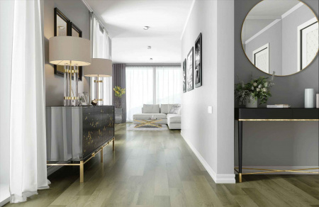 Кварцевый ламинат Home Expert Дуб Весенний луг градиент 0-009