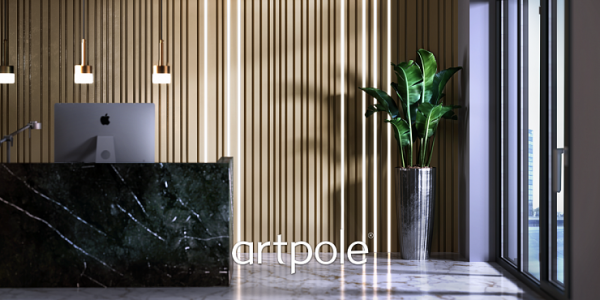 Гипсовые 3D панели ARTPOLE BARCODE BIG LED