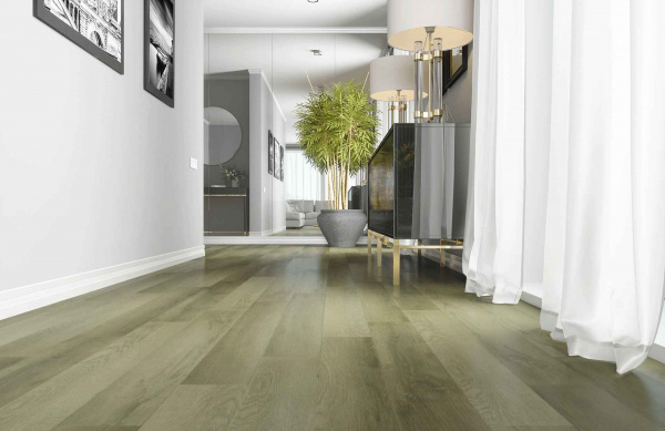 Кварцевый ламинат Home Expert Дуб Весенний луг градиент 0-009