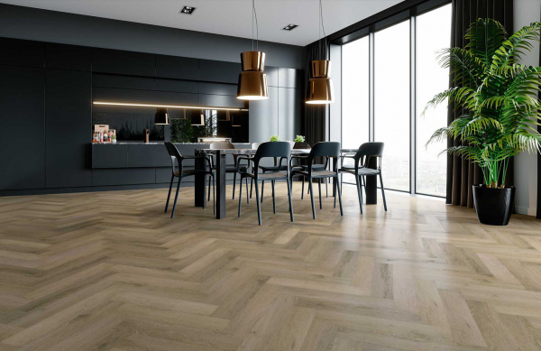 Кварцевый ламинат Fargo Parquet Дуб Парижский дождь градиент 33-61W935