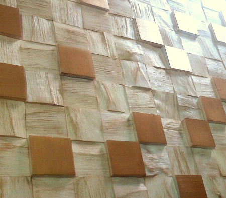 3D стеновые панели из березы TESSWOOD DECOR XL Греческий Зал