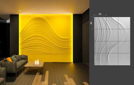 Барельеф Deco Line B-19 BIG WAVE