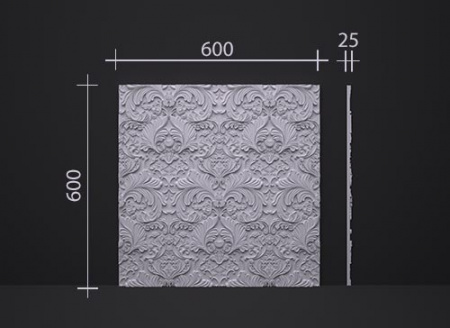 3D гипсовая панель DECO LINE CLASSIC  C-06