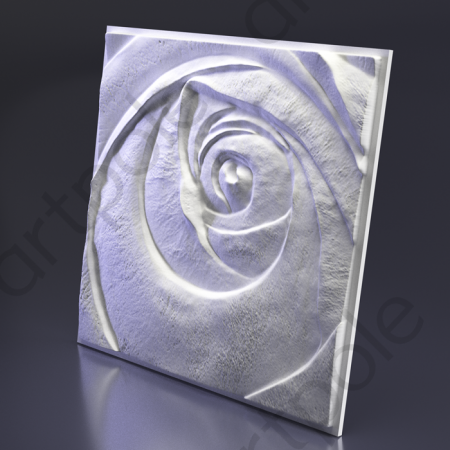 Гипсовые 3D панели ARTPOLE Rose Пятый элемент Platinum