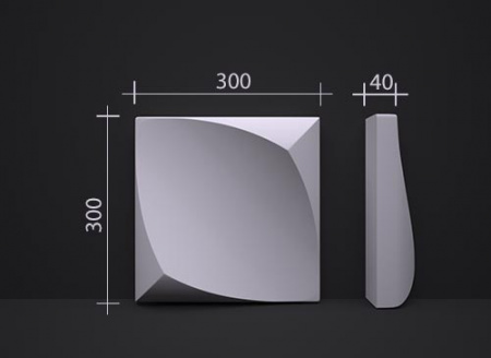 3D гипсовая панель DECO LINE MODERN M-22