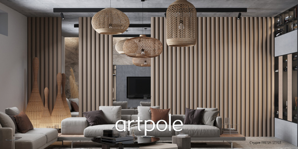 Гипсовые 3D панели ARTPOLE TUBE
