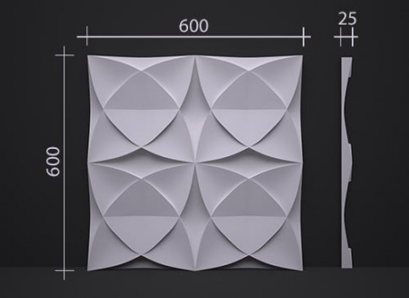 3D гипсовая панель DECO LINE MODERN M-19