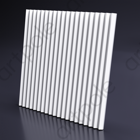 Гипсовые 3D панели ARTPOLE ZIGZAG platinum