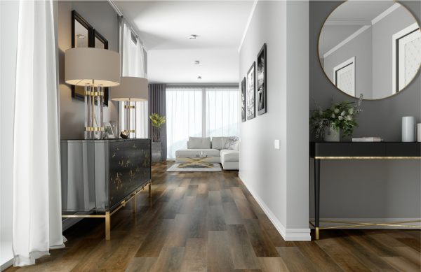 Кварцевый ламинат Fargo Comfort Дуб Прага 61W921