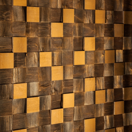 3D стеновые панели из березы TESSWOOD DECOR XL Солнечный Каштан