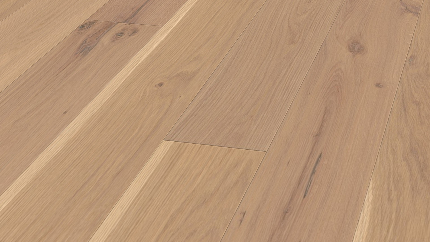 Паркетная доска Weitzer Parkett Diele 1800 Дуб Кашмир 64822 ProVital finish wild bunt