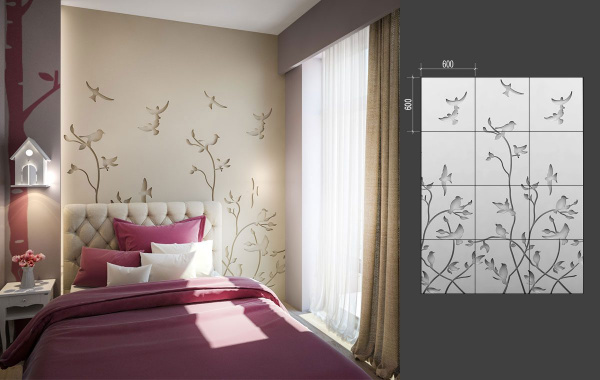 Барельеф Deco Line B-05 SPRING TREE