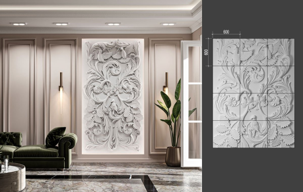 Барельеф Deco Line B-66 SYMMETRIC MELODY