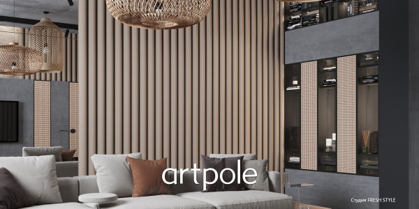 Гипсовые 3D панели ARTPOLE TUBE