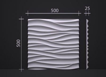 3D гипсовая панель DECO LINE MODERN M-33