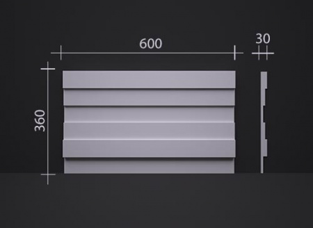 3D гипсовая панель DECO LINE MODERN M-07