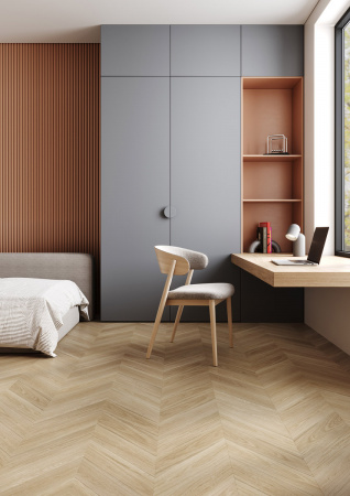 Кварцевый паркет Quartz Parquet Французская ёлка Дуб Испанский 99-404